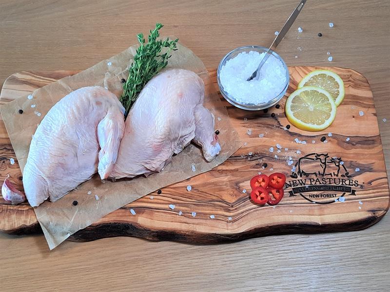 Prepared poultry cuts from New Pastures Butchers