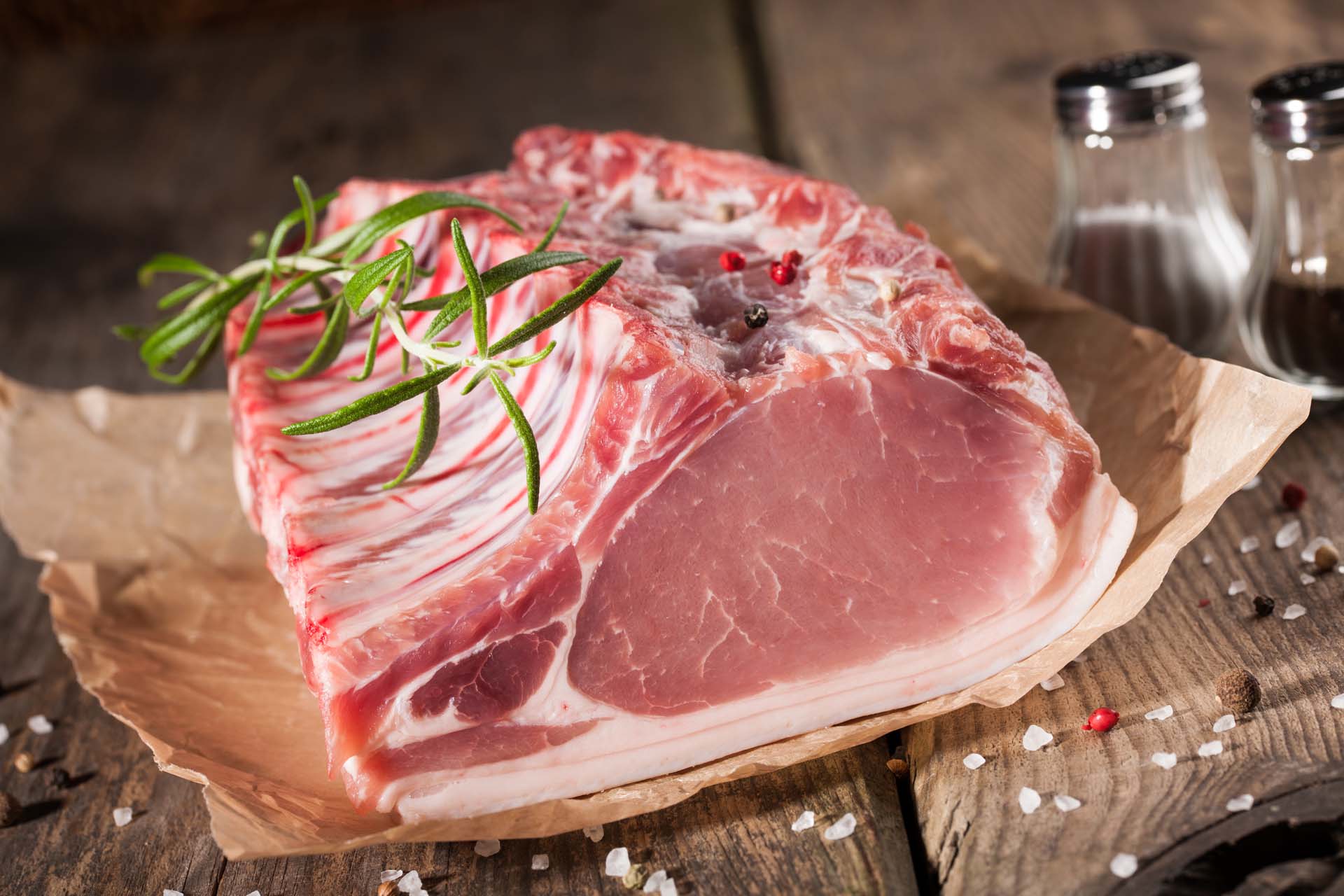 Prepared pork from New Pastures Butchers