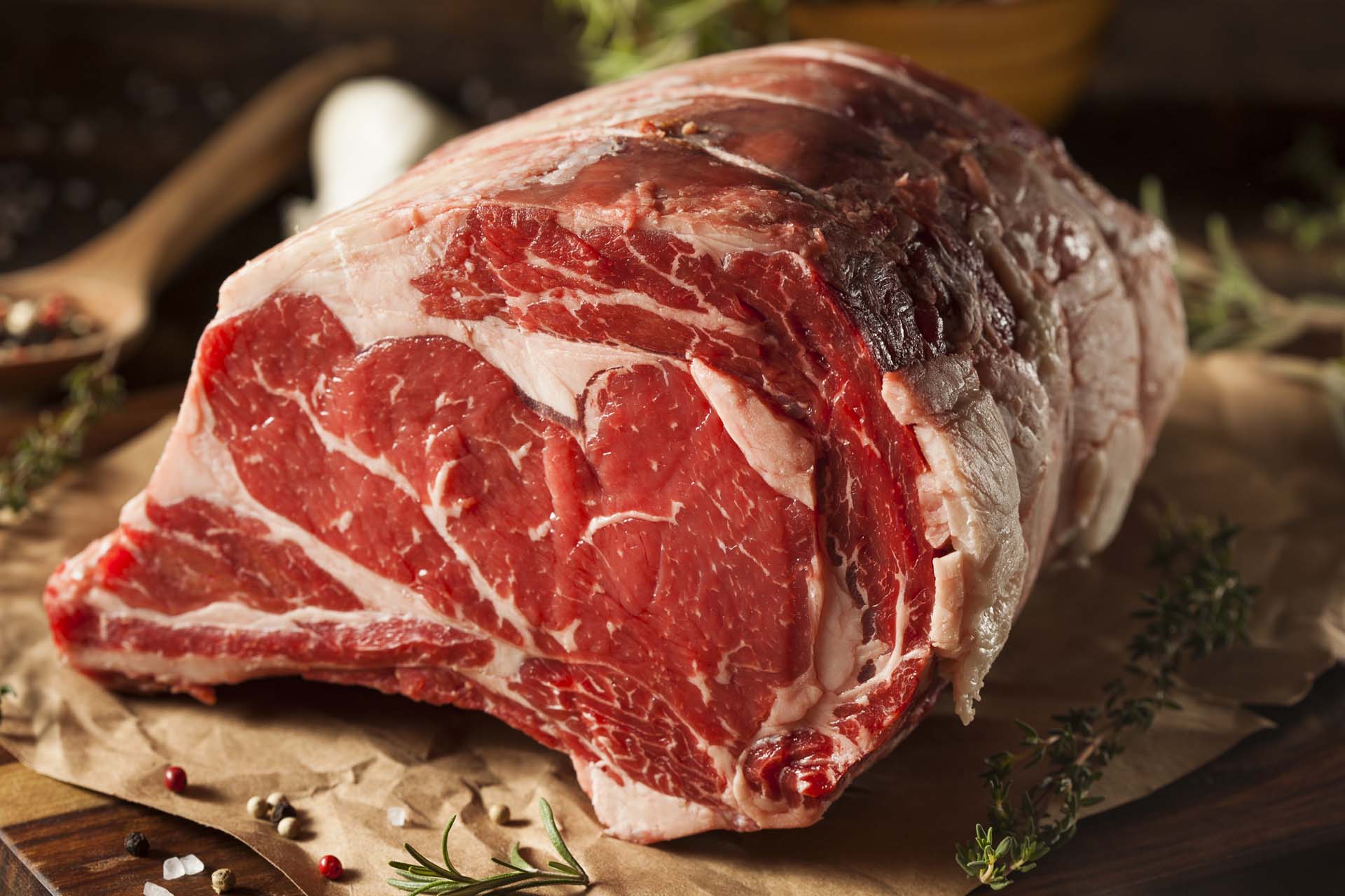Premium beef prepared by New Pastures Butchers